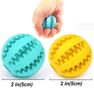 Juguetes Clásicos para Masticar para Mascotas, de Goma Elástica, Interactivos, para Ejercicio y Entrenamiento de Perros, Dispensador de Comida, Pelota de Juguete - Product Image 2