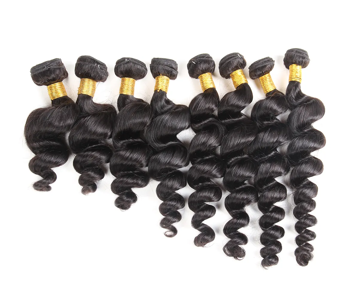 MEGALOOK Raw Indian Remy Hair Wholesale Remy 100 Human Hair Extensions,Raw Indian Temple Hair, 100% Raw Virgin Indian Human