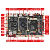 Modul Embedded Rockchip RK3588 Mainboard 4G/8G/16G untuk GPU G61 MP4, Mendukung Android12 Debian11 Ai IoT Motherboard
