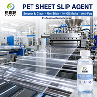 Agent anti-blocage pour feuilles de PET, additif anti-buée de qualité alimentaire, agent de lubrification liquide transparent en silicone pour film plastique