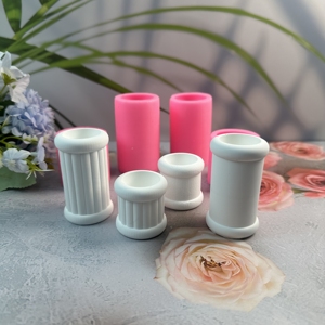 Kingnoo แม่พิมพ์หล่อซิลิโคนทำมือสำหรับงานประดิษฐ์ทำมือสไตล์เชิงเทียนและเค้ก W0004ของตกแต่ง - Product Image 3