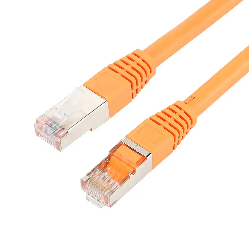High Speed Ethernet Cat6A Patch Cord 10 Gigabit RJ45 Round Shielded Lan Cable