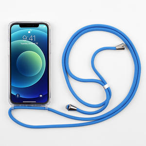 <span class=keywords><strong>Collier</strong></span> Sangle Lanière Cordon Tpu Pc Téléphone Cas pour <span class=keywords><strong>Samsung</strong></span> Galaxy <span class=keywords><strong>S21</strong></span> S22 S23 S24 Antichoc Clair Téléphone Cas avec Lanière Trou - Product Image 4