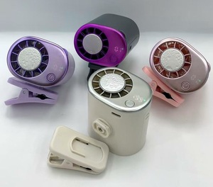 Portable Clip-On Waist <b>Mini</b> Fan Rechargeable Outdoor Cooling Fan Personal <b>Air</b> <b>Conditioner</b> Ice Cooling Fan for Summer Travel - Product Image 1