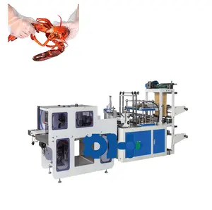 Fully auto plastic glove making machine production line