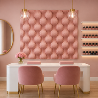 Faible MOQ, Panneaux Acoustiques 3D Personnalisables, Formes Variées, 50x50cm, Dalles Murales Insonorisantes en Feutre PET avec Nuancier