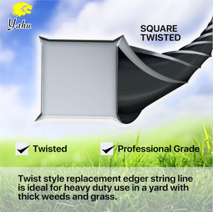 2-Stroke Industrial DIY <strong>Weed</strong> <strong>Eater</strong> <strong>String</strong> Universal <strong>Replacement</strong> Trimmer Line for Medium Heavy Grass <strong>Weeds</strong> EMC Certified Twist - Product Image 3