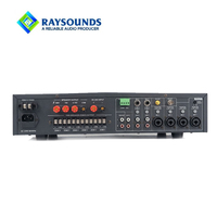 Amplificateur de puissance audio commercial 300W, amplificateur de mixage PA pour sonorisation publique 100V 70V 4-16 Ohms avec Bluetooth USB Zone
