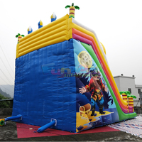 Toboggan gonflable pirate, château gonflable géant commercial pour enfants, pour fêtes intérieures/extérieures, capacité 500 kg