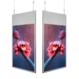 55 inch indoor dual sides side A 3000nits side B1000nits real estate window display replacement lcd tv screen