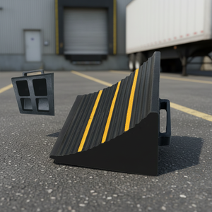 Cales <span class=keywords><strong>de</strong></span> <span class=keywords><strong>roue</strong></span> en caoutchouc <span class=keywords><strong>de</strong></span> haute qualité pour camions, camping-cars et remorques <span class=keywords><strong>de</strong></span> voyage - Product Image 2