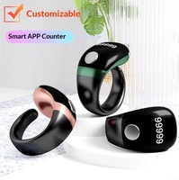 Bague Intelligente S7 à Lecture Numérique avec Contrôle pour Rappel de Temps, Compteur et Activation par Pression Manuelle