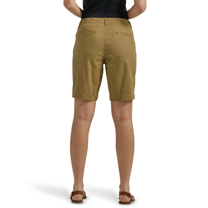 Short chino à vêtements décontractés de couleur unie pour femmes, design personnalisé, logo personnalisable directement de l'usine du Bangladesh - Product Image 2