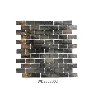 Tessere di mosaico di lusso tessere di mosaici di vetro per Backsplash parete del bagno mosaico murale modelli di piastrelle immagine artistica per parete