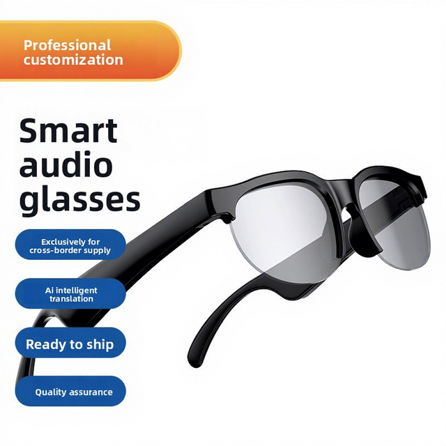 2026 Cross-Border Best-Selling Smart AI Translation PCABS Full Rim UV400 Lenses Cycling Sports Sunglasses with Wireless Audio