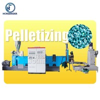 Ligne de pelletisation de film PP/PE gaspillée par Horseride par granulation d'anneau d'eau/machine de fabrication de granulés de plastique avec de bonnes performances
