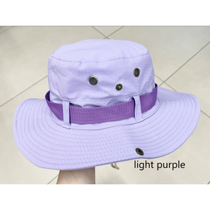 31 Colors Wholesale Wide Brim Fishing Climbing Bucket Hat Double Sided Sun Protection Hat Outdoor Travel <strong>Boonie</strong> Hats - Product Image 1