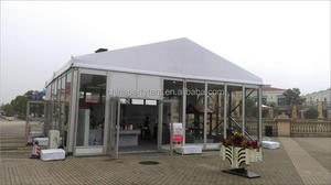 10x10m 100 personnes tente d'événement activités de plein air portée claire grande 10m grande tente avec mur de verre <span class=keywords><strong>pour</strong></span> la <span class=keywords><strong>location</strong></span> de fête de <span class=keywords><strong>mariage</strong></span> - Product Image 2