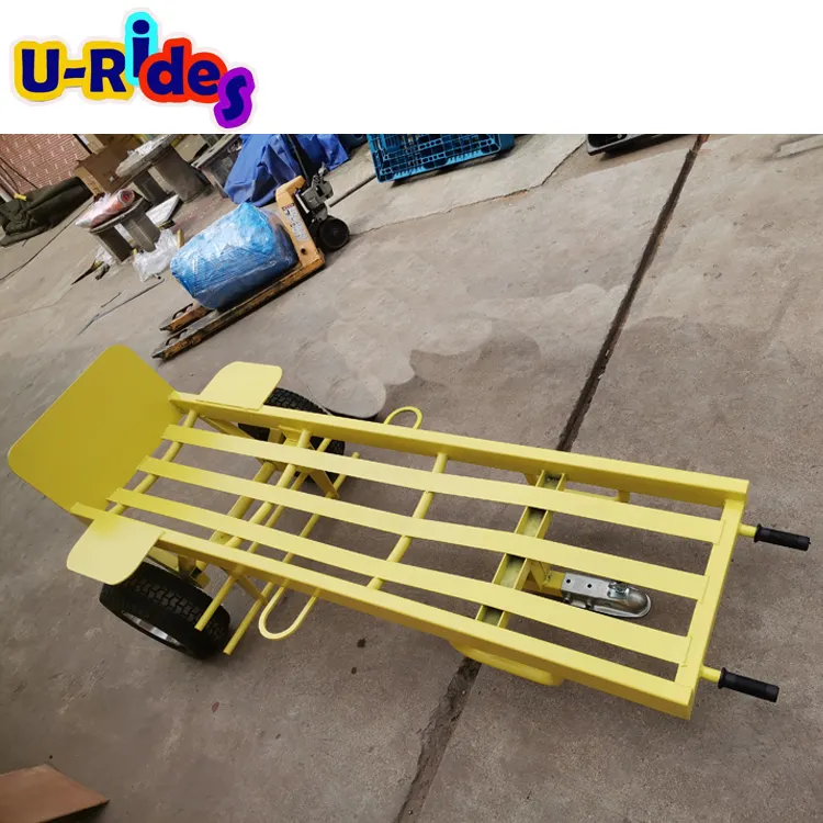 easy move car trailer dolly hand pallet truck for inflatable product movement