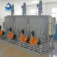 Équipement de dosage automatique de poudre polymère pour eaux usées, système de dosage Pam Pac, unité de préparation et d'alimentation de floculant