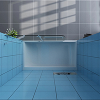 Porte de douche ou cabine de douche en verre trempé coulissant sans cadre de taille personnalisée, en acier inoxydable 304