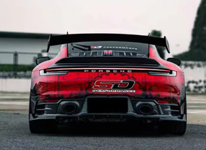 Kit carrosserie en fibre de carbone véritable, diffuseur arrière pour <span class=keywords><strong>Porsche</strong></span> Targa 2021-2024 - Product Image 4