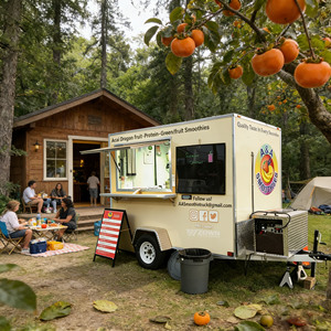 Multiscene Applicable Food Cart Mobile Concession <b>Trailer</b> For Party And Gathering - Product Image 1