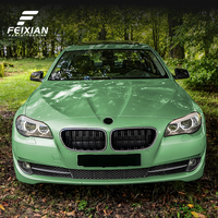 Untuk Seri 5 F10 F11 2011-2017 Grille Bar Tunggal Ganda LED Bercahaya ABS Hitam Mengkilap Baru 100% Sesuai Spesifikasi Grosir