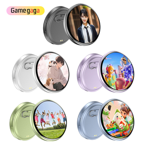 X E87 <b>Smart</b> LED Digital Display Badge 1.7 Inch HD Screen Bluetooth Custom Photo GIF Video 450mAh DIY Gift Pin Badge - Product Image 6