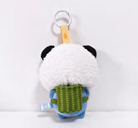 Nouveau lot de porte-clés en peluche de coton mignons, 4 pouces, thème requin, panda, animaux, sport, jouets, boîte mystère, sac de présentation commerciale, cadeau