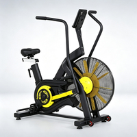 Vélo d'air avec guidon à double action et écran LCD pour un entraînement HIIT complet à domicile ou en salle de sport