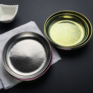 Plato Redondo de Titanio Puro de 19 cm y 21 cm, Color Plata Cristal de Hielo, para Acampar al Aire Libre y Uso Doméstico - Product Image 1