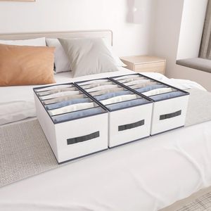 Organizador de Ropa Multifuncional para Armario, Ahorra Espacio, Duradero, 100% Poliéster, Tela de PVC, Divisor de Cajones Plegable - Product Image 6