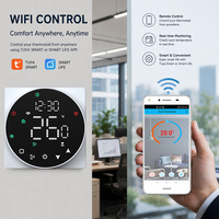 Thermostat intelligent pour ventilo-convecteur à commande tactile, moteur EC, sans fil, Zigbee, Modbus, thermostat numérique EC FCU avec télécommande