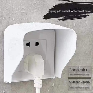 Boîte de couverture d'interrupteur mural en plastique étanche en gros boîtier d'interrupteur de protection de prise électrique-équipement de distribution d'énergie - Product Image 3