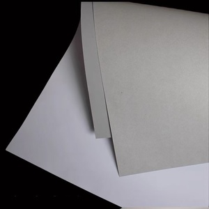 350 Gsm 400gsm White <b>Cardboard</b> one side clay Coated Duplex Paper Board Grey Back - Product Image 3