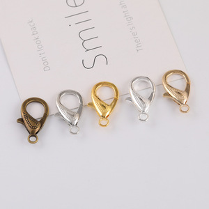Cierre de langosta de aleación para joyería DIY, 30 mm, chapado en plata, oro, bronce antiguo, para hacer pulseras, accesorios de forma irregular - Product Image 2