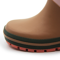 Bottes en caoutchouc mi-hautes pour enfants, garçons et filles, avec logo personnalisé OEM/ODM, été, automne, hiver, bande réfléchissante, imperméables, antidérapantes, chaussures de pluie