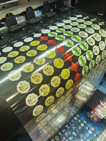 Grosir kondisi baru A1 UV DTF mesin Printer Inkjet Multi Warna stiker kristal otomatis dan Label Printer