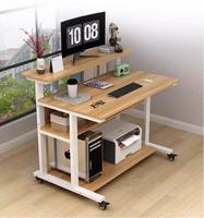 AILICHEN Petit ordinateur bureau maison chambre vanité table intégrée table de chevet mobile