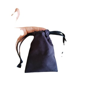 Black <b>Cheap</b> Cotton Drawstring Dust <b>Bag</b> - Product Image 1
