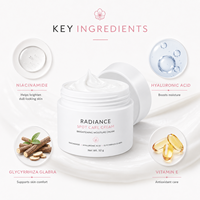 Crème hydratante éclaircissante pour le visage à la niacinamide et à l'alpha arbutine pour unifier le teint et atténuer les taches brunes – Soin quotidien de la peau du visage