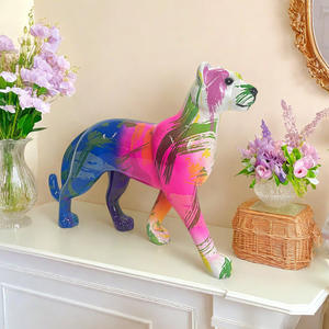 Décorations de luxe légères, style léopard, pour salon, bureau, cave à vin, décorations haut de gamme, artisanat en résine - Product Image 3