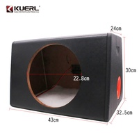 Caisson de basses vide pour voiture électrique, boîte en bois, coque en bois, 10 pouces, haute qualité, audio, haut-parleurs