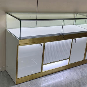Vitrine à bijoux moderne en bois de luxe avec verre sans peinture pour les écoles et les hôpitaux - Product Image 3