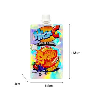 Bolsas de Mylar Holográficas Personalizadas con Boquilla, para Empacar Dulces, Golosinas y Snacks - Product Image 2