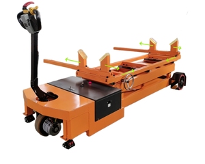 Plateforme élévatrice industrielle mobile en acier au carbone, table de travail à ciseaux pour le levage vertical, pour le chargement et le déchargement - Product Image 3