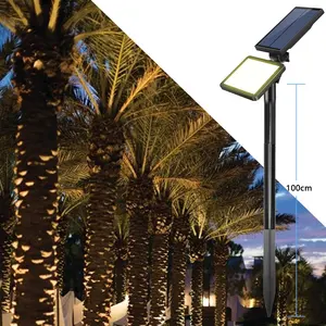 Lâmpada LED para jardim, lâmpada solar à prova d'água para iluminação de paisagens e gramado, lâmpada IP65 para jardim e áreas externas