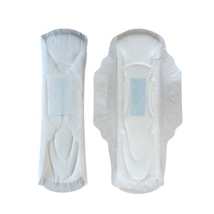 Almohadillas femeninas desechables de algodón, servilletas sanitarias con alas superabsorbentes para uso nocturno de mujeres - Product Image 1