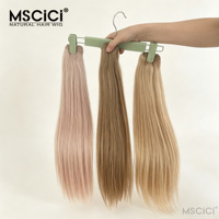 MSCICI Tissages de cheveux humains bruts non traités 100% vierges à cuticules alignées doublement tirées, Vente en gros d'usine de mèches de cheveux humains